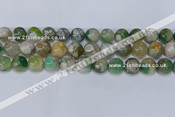 CAA1096 15.5 inches 16mm round sakura agate gemstone beads