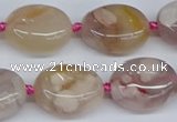 CAA1120 15.5 inches 15*20mm nuggets sakura agate gemstone beads