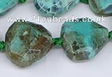 CAA1138 18*20mm - 25*35mm faceted freeform dragon veins agate beads