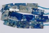 CAA1202 15.5 inches 30*50mm rectangle sakura agate beads