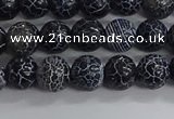 CAA1210 15.5 inches 6mm round frosted agate beads wholesale