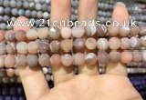 CAA1403 15.5 inches 8mm round matte druzy agate beads