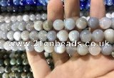 CAA1533 15.5 inches 10mm round banded agate beads wholesale