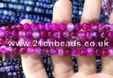 CAA1561 15.5 inches 6mm round banded agate beads wholesale