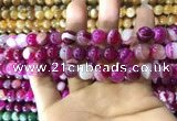 CAA1563 15.5 inches 10mm round banded agate beads wholesale