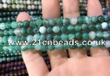 CAA1591 15.5 inches 6mm round banded agate beads wholesale