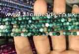 CAA1596 15.5 inches 4mm round banded agate beads wholesale