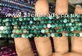 CAA1596 15.5 inches 4mm round banded agate beads wholesale