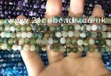 CAA1670 15.5 inches 6mm faceted round banded agate beads