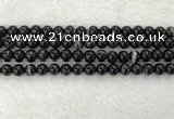 CAA1832 15.5 inches 8mm round banded agate gemstone beads
