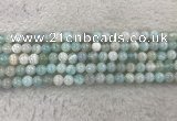 CAA1841 15.5 inches 6mm round banded agate gemstone beads