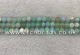 CAA1842 15.5 inches 8mm round banded agate gemstone beads