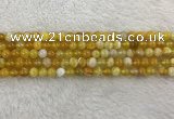 CAA1851 15.5 inches 6mm round banded agate gemstone beads
