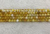 CAA1851 15.5 inches 6mm round banded agate gemstone beads