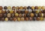 CAA1863 15.5 inches 10mm round banded agate gemstone beads