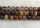 CAA1866 15.5 inches 16mm round banded agate gemstone beads