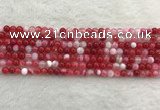 CAA1890 15.5 inches 4mm round banded agate gemstone beads