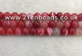 CAA1895 15.5 inches 14mm round banded agate gemstone beads