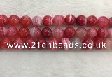 CAA1896 15.5 inches 16mm round banded agate gemstone beads