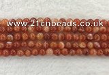 CAA1902 15.5 inches 8mm round banded agate gemstone beads