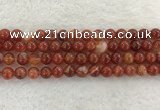 CAA1903 15.5 inches 10mm round banded agate gemstone beads