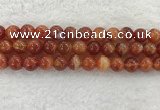 CAA1905 15.5 inches 14mm round banded agate gemstone beads