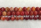 CAA1916 15.5 inches 16mm round banded agate gemstone beads