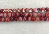 CAA1924 15.5 inches 12mm round banded agate gemstone beads