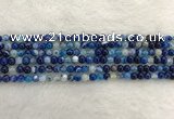 CAA1930 15.5 inches 4mm round banded agate gemstone beads