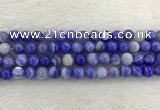 CAA1943 15.5 inches 10mm round banded agate gemstone beads