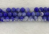 CAA1946 15.5 inches 16mm round banded agate gemstone beads