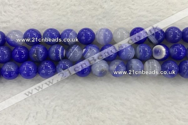 CAA1946 15.5 inches 16mm round banded agate gemstone beads