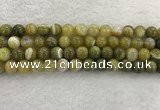 CAA1953 15.5 inches 10mm round banded agate gemstone beads