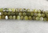 CAA1954 15.5 inches 12mm round banded agate gemstone beads