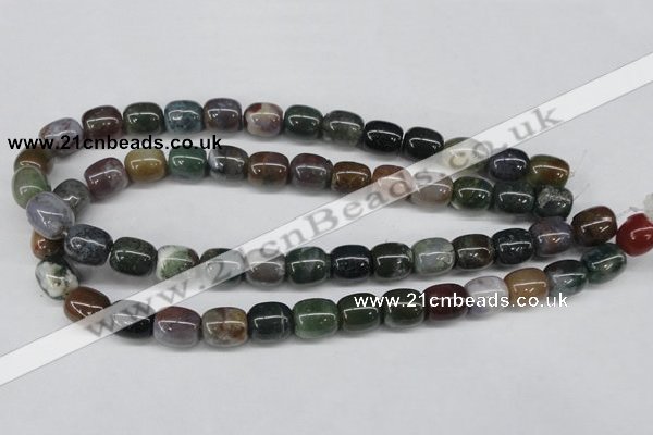 CAA197 15.5 inches 12*14mm drum indian agate beads wholesale