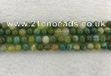 CAA1972 15.5 inches 8mm round banded agate gemstone beads