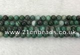 CAA1992 15.5 inches 8mm round banded agate gemstone beads