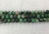 CAA1994 15.5 inches 12mm round banded agate gemstone beads