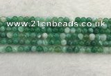 CAA2001 15.5 inches 6mm round banded agate gemstone beads