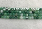 CAA2002 15.5 inches 8mm round banded agate gemstone beads