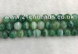 CAA2005 15.5 inches 14mm round banded agate gemstone beads