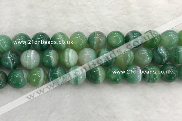 CAA2006 15.5 inches 16mm round banded agate gemstone beads