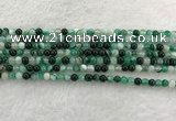 CAA2010 15.5 inches 4mm round banded agate gemstone beads