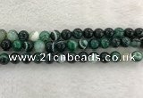 CAA2013 15.5 inches 10mm round banded agate gemstone beads