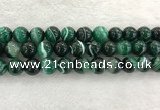 CAA2016 15.5 inches 16mm round banded agate gemstone beads