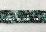 CAA2021 15.5 inches 6mm round banded agate gemstone beads