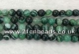 CAA2026 15.5 inches 16mm round banded agate gemstone beads