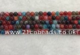 CAA2041 15.5 inches 6mm round banded agate gemstone beads