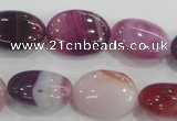 CAA207 15.5 inches 15*20mm oval madagascar agate beads wholesale