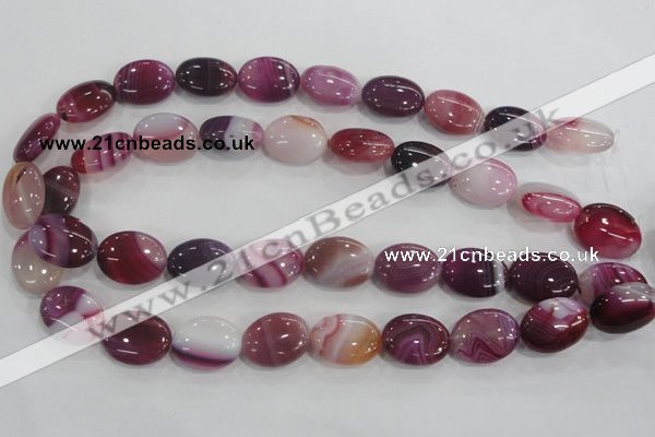 CAA207 15.5 inches 15*20mm oval madagascar agate beads wholesale